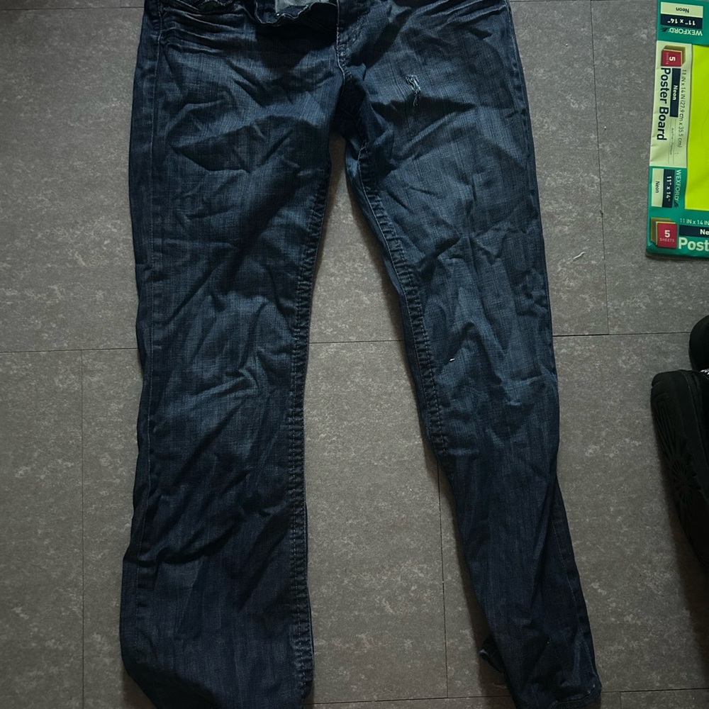 Kut from the Kloth Dark Blue Straight Leg Jeans